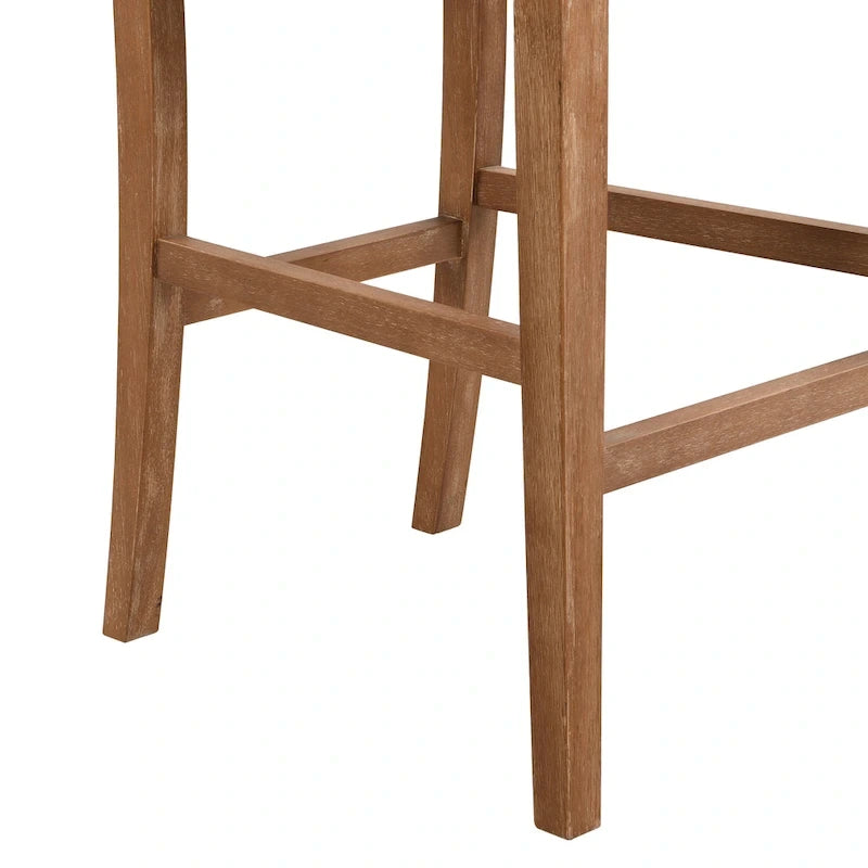 Modern Upholstered 30.5-Inch BarStools with Cushioned Seat and Back, Set of 2