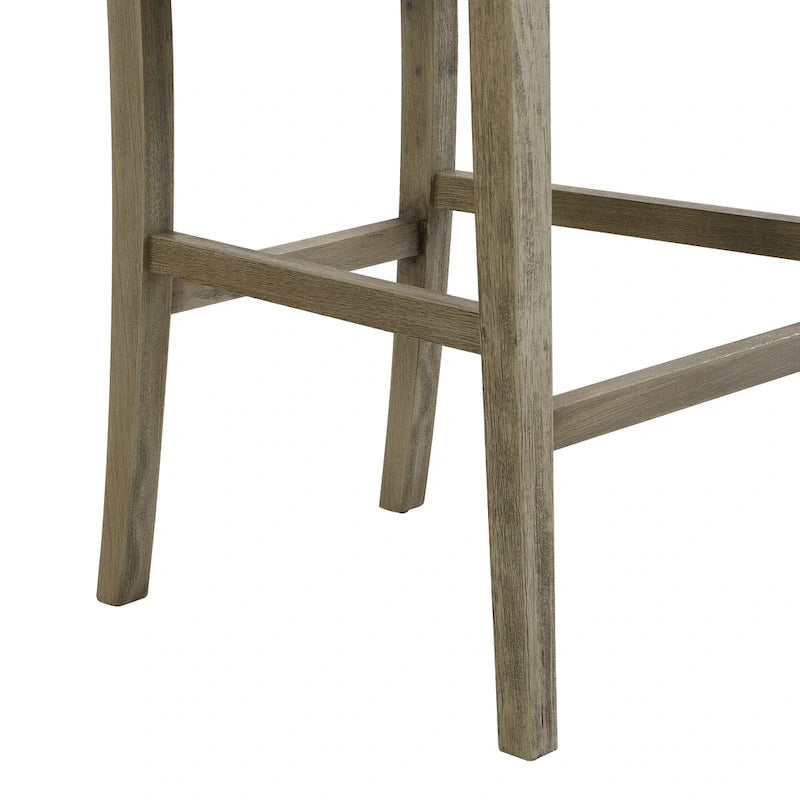 Modern Upholstered 30.5-Inch BarStools with Cushioned Seat and Back, Set of 2