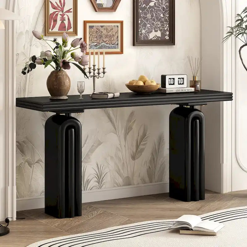 Accent Chic Console Table, Elegant and Luxurious Design for Entryway, Hallway, Living Room