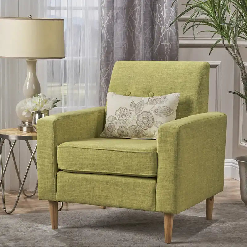 Mid Century Modern Fabric Club Chair