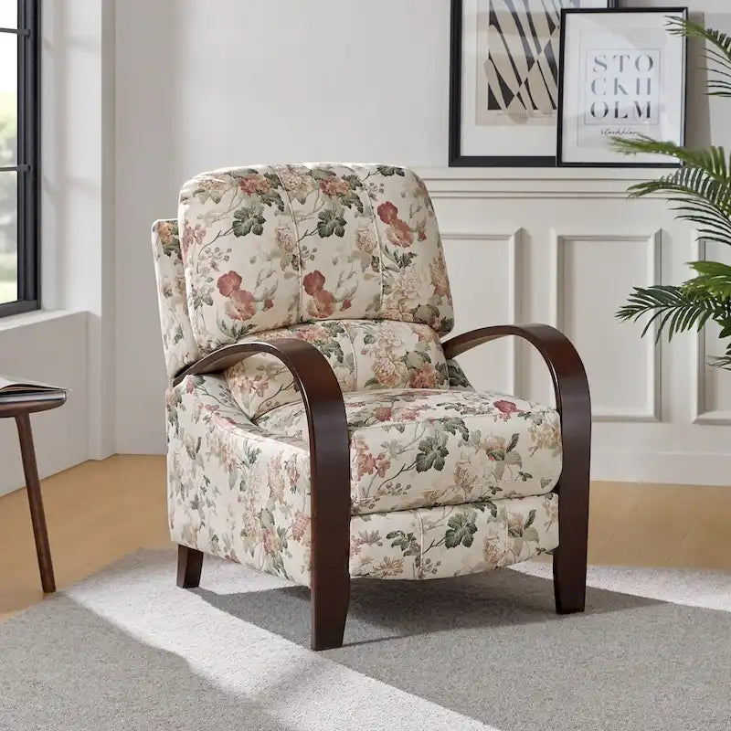 Genuine Leather Manual Recliner