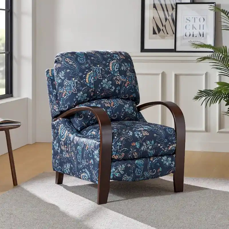 Genuine Leather Manual Recliner