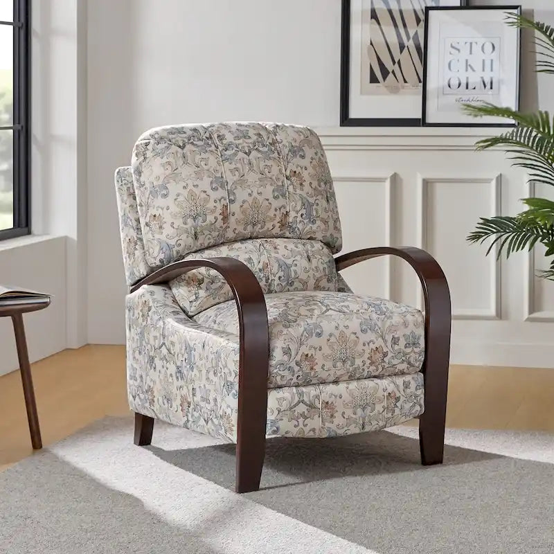 Genuine Leather Manual Recliner