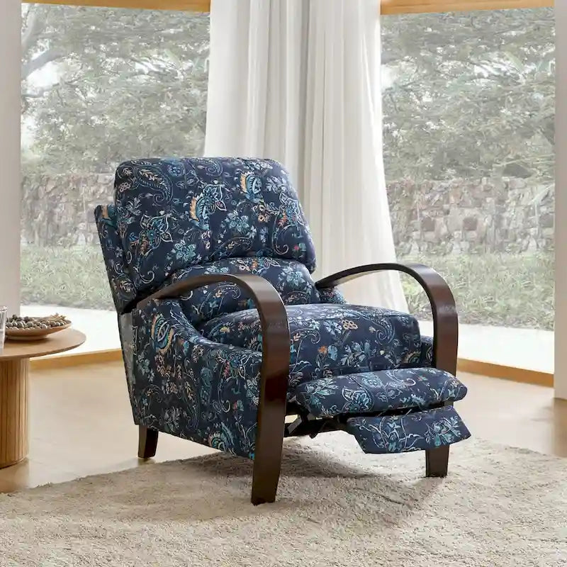 Genuine Leather Manual Recliner