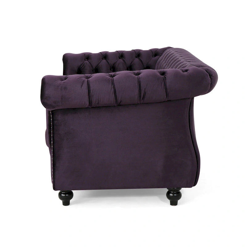 Upholstered Nailhead Loveseat