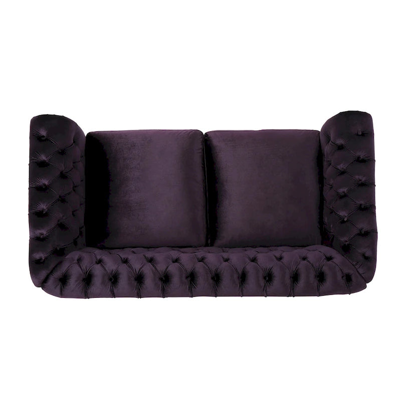 Upholstered Nailhead Loveseat