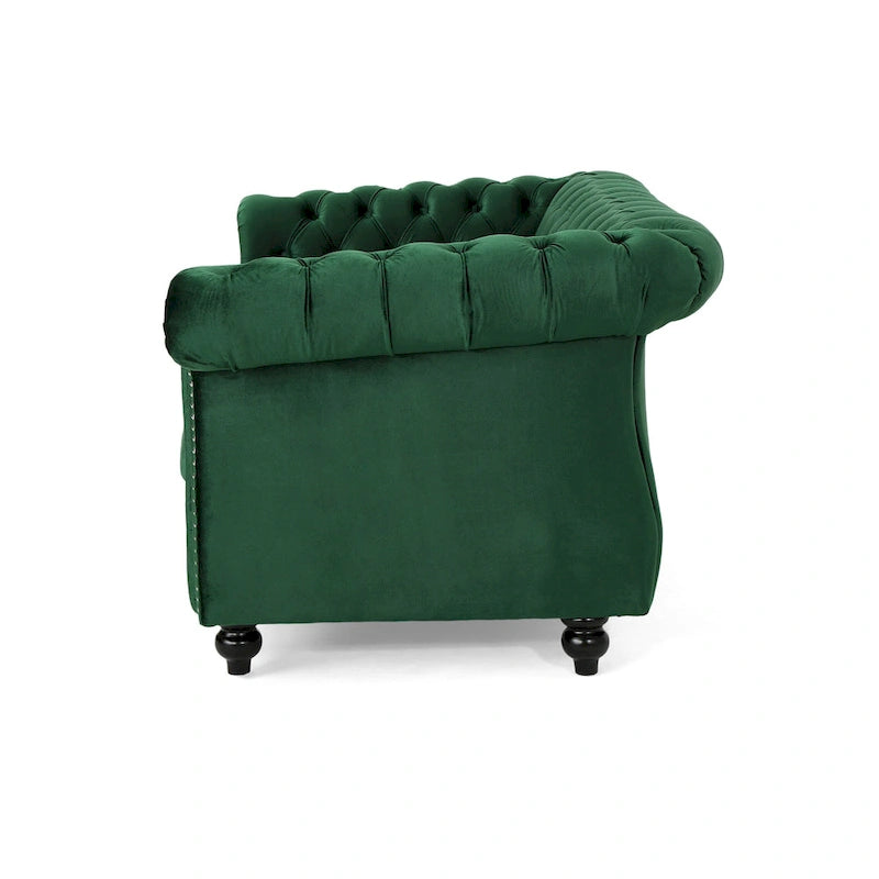 Upholstered Nailhead Loveseat