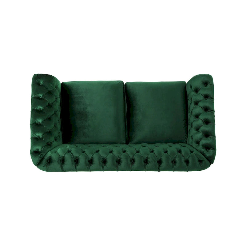 Upholstered Nailhead Loveseat