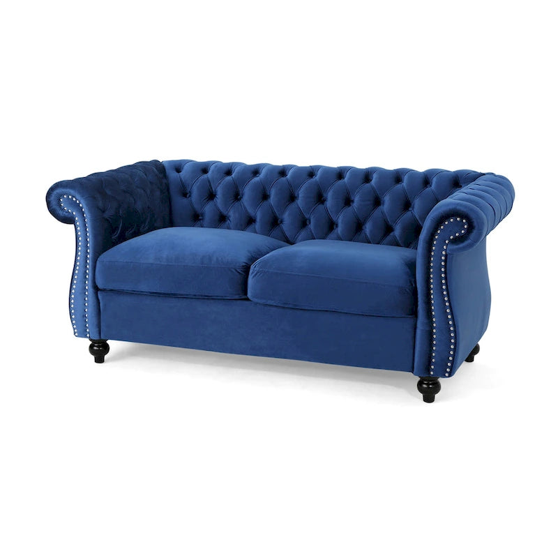 Upholstered Nailhead Loveseat