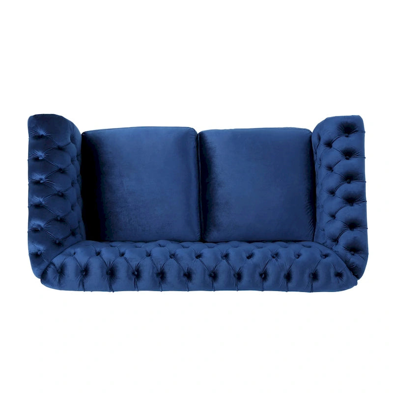 Upholstered Nailhead Loveseat