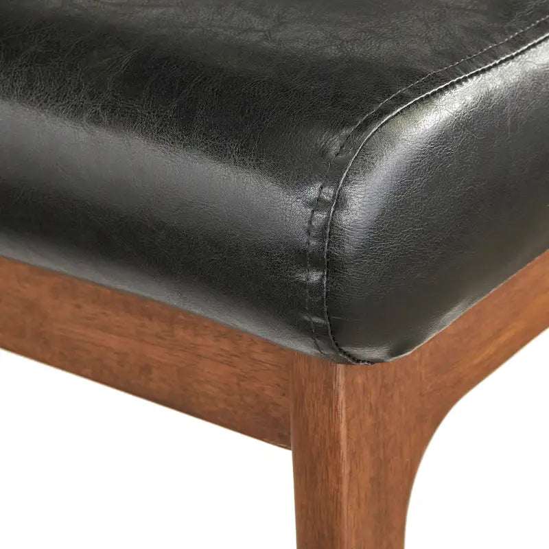 Mid-Century Solid Wood Sofa