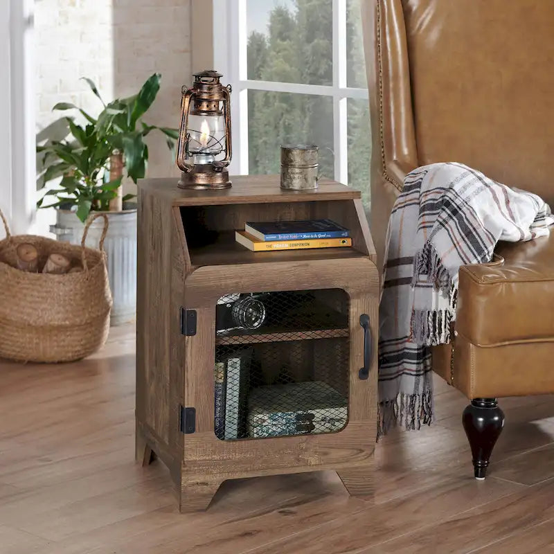 16-inch 3-Shelf End Table