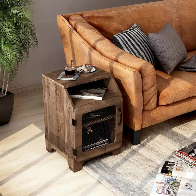 16-inch 3-Shelf End Table