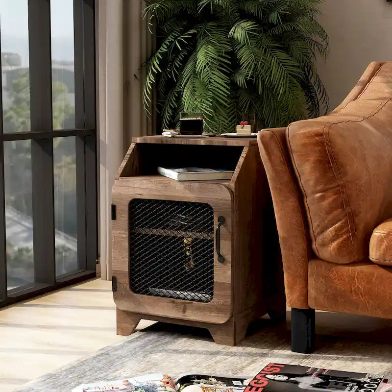 16-inch 3-Shelf End Table