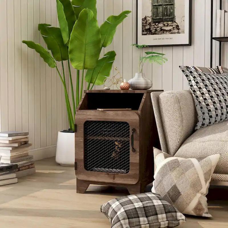 16-inch 3-Shelf End Table