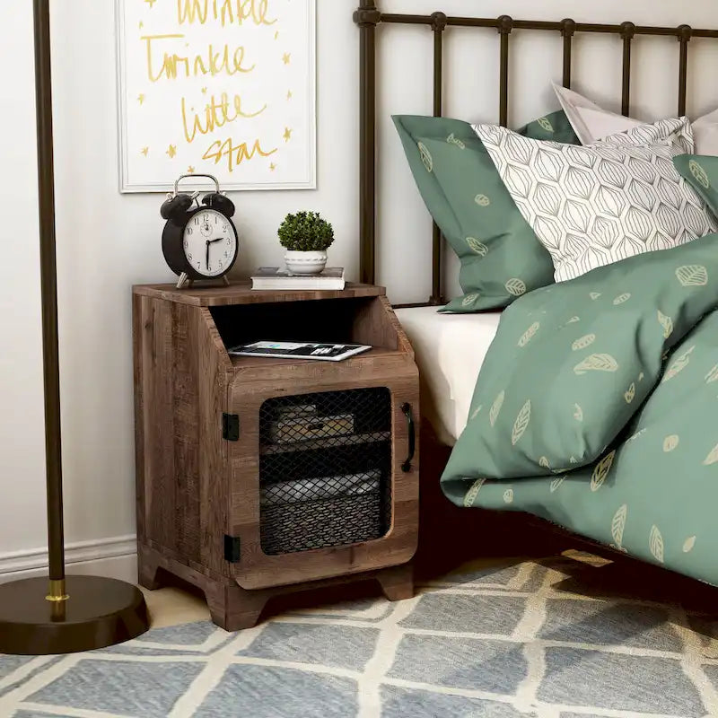16-inch 3-Shelf End Table