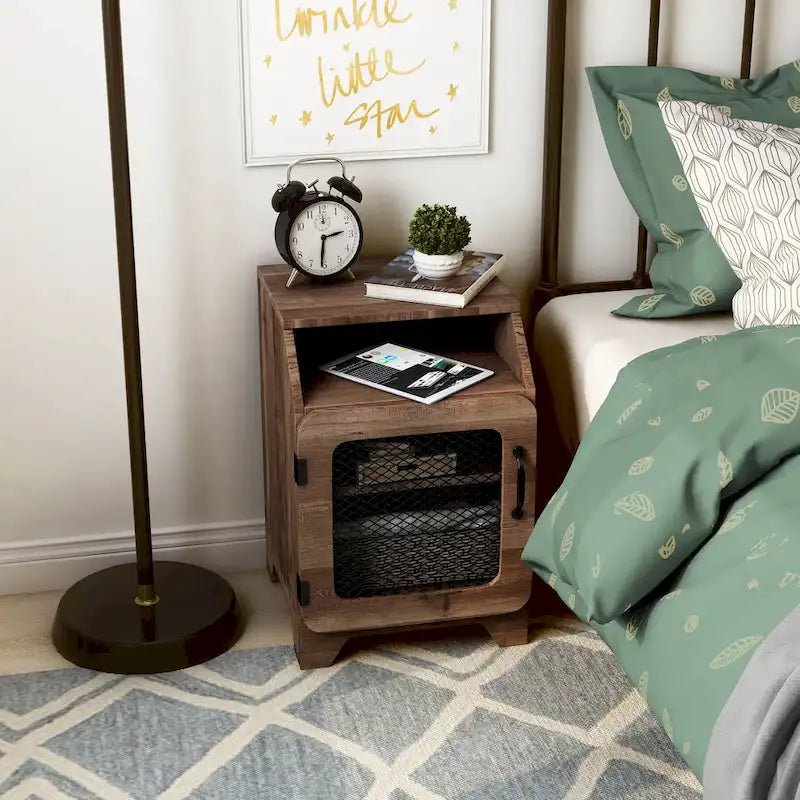 16-inch 3-Shelf End Table