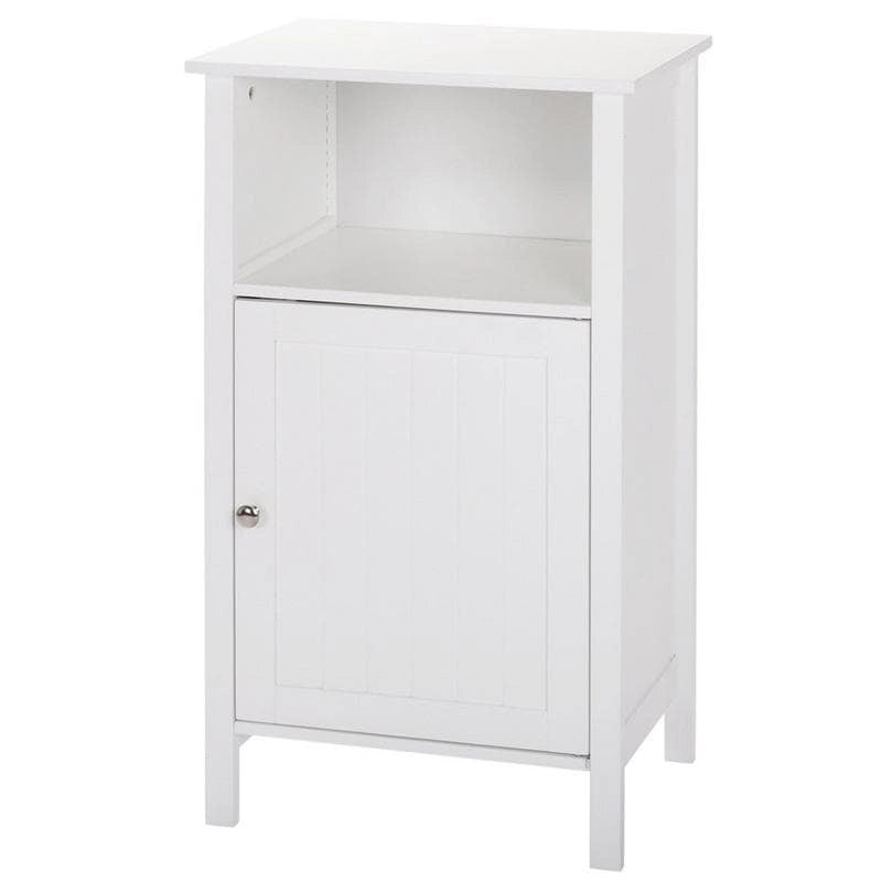Adjustable Wood Bathroom Storage Floor Cabinet (4 Options)