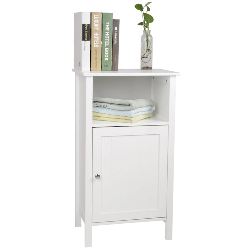 Adjustable Wood Bathroom Storage Floor Cabinet (4 Options)