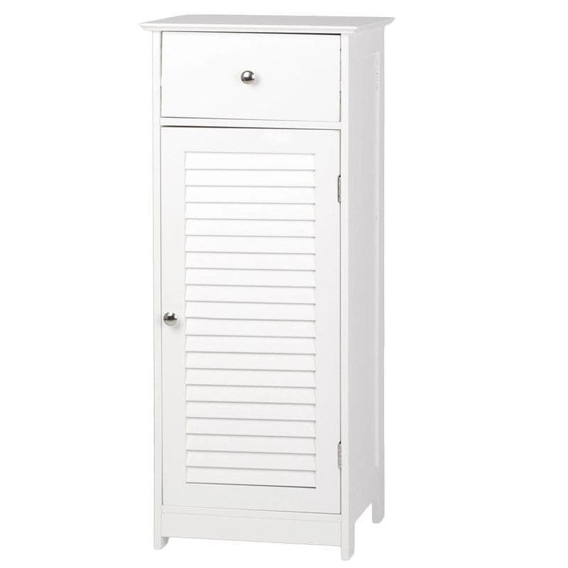 Adjustable Wood Bathroom Storage Floor Cabinet (4 Options)