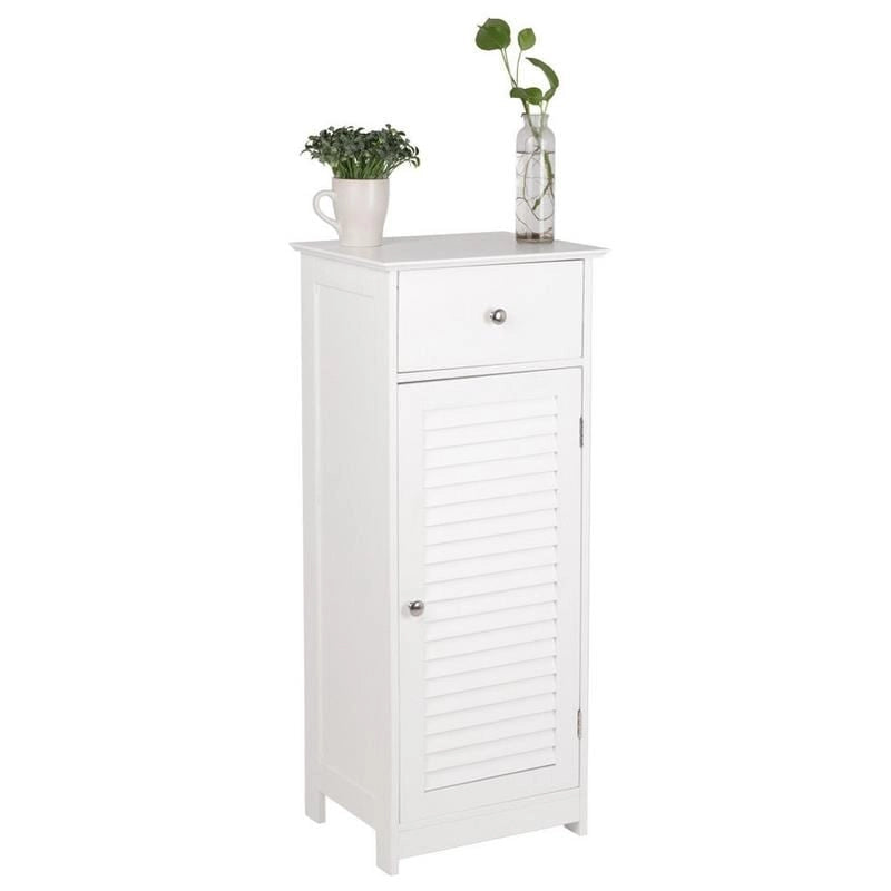 Adjustable Wood Bathroom Storage Floor Cabinet (4 Options)