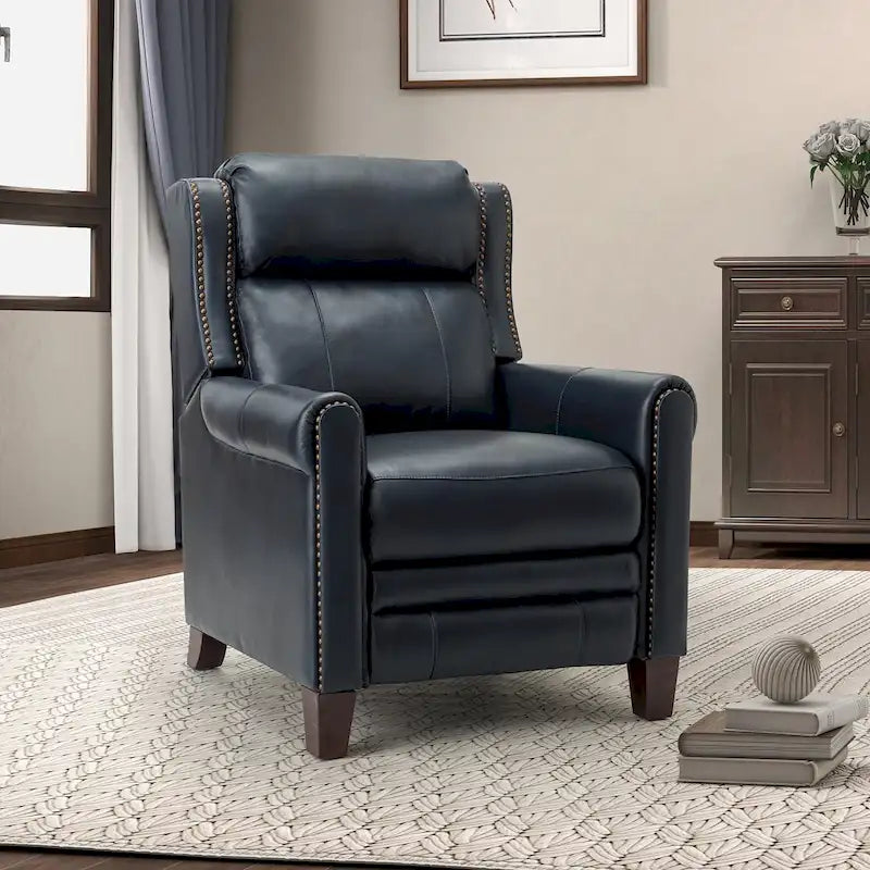 32.48 Wide Genuine Leather Manual Recliner