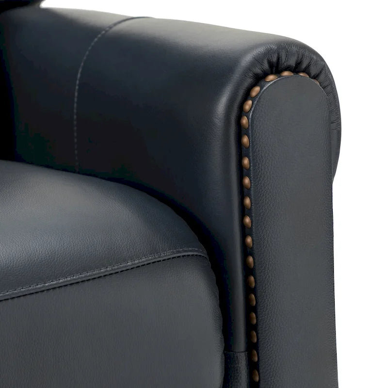 32.48 Wide Genuine Leather Manual Recliner