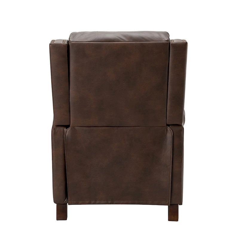32.48 Wide Genuine Leather Manual Recliner