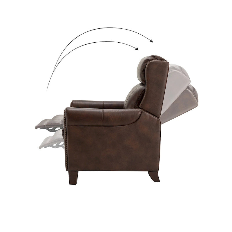 32.48 Wide Genuine Leather Manual Recliner