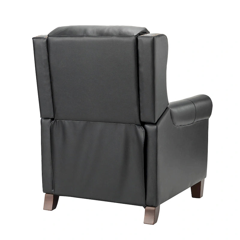 32.48 Wide Genuine Leather Manual Recliner