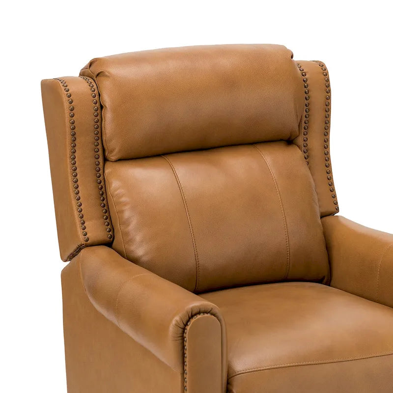 32.48 Wide Genuine Leather Manual Recliner