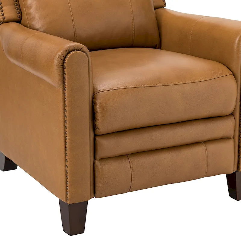 32.48 Wide Genuine Leather Manual Recliner