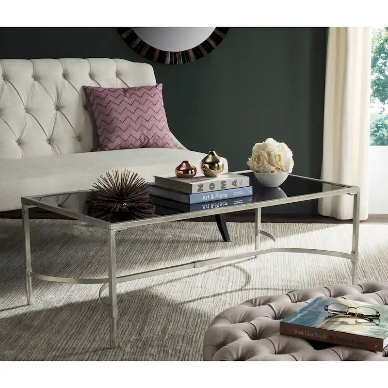 Gold Coffee Table 50 x 26 x 18 50Wx26Dx18H