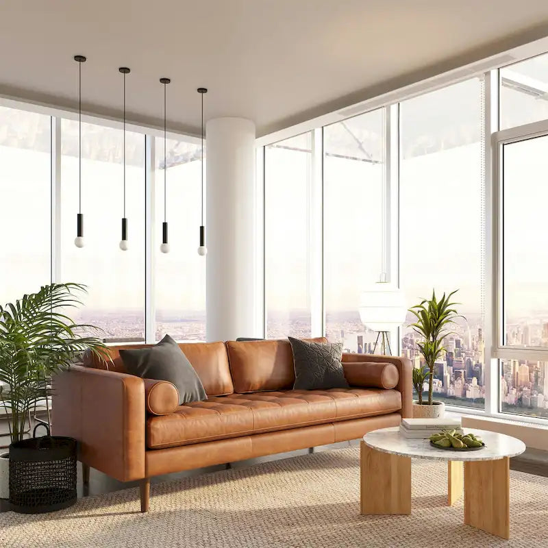 88.5 Sofa Genuine Italian Leather