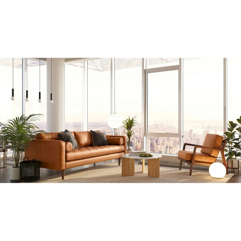 88.5 Sofa Genuine Italian Leather