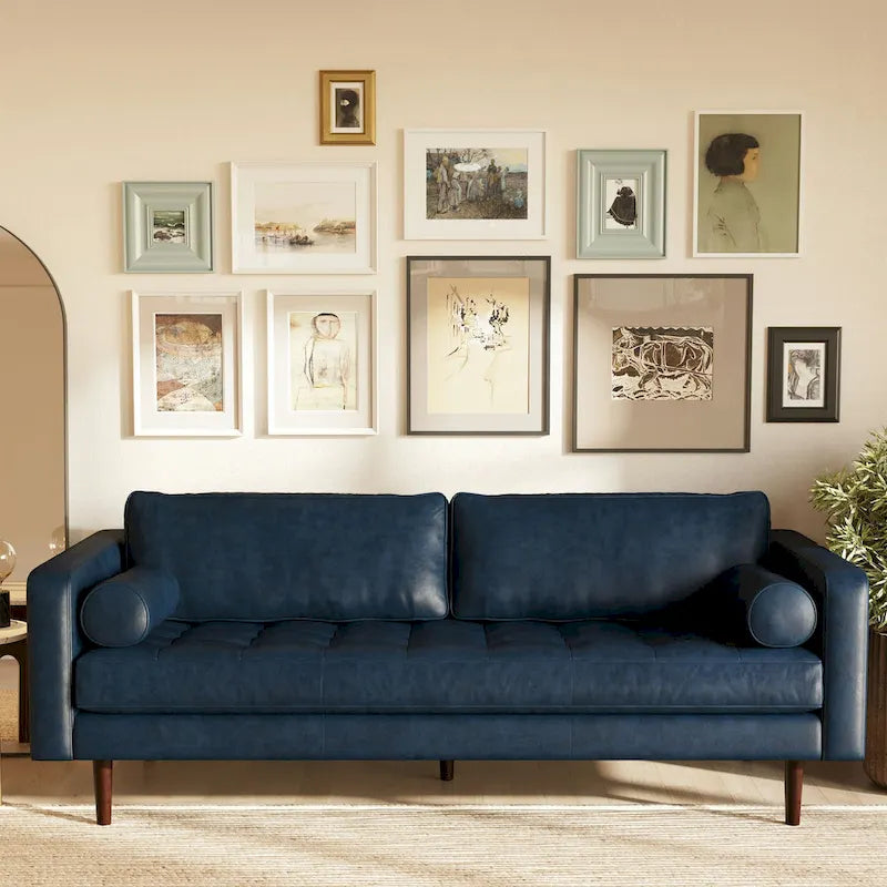 88.5 Sofa Genuine Italian Leather