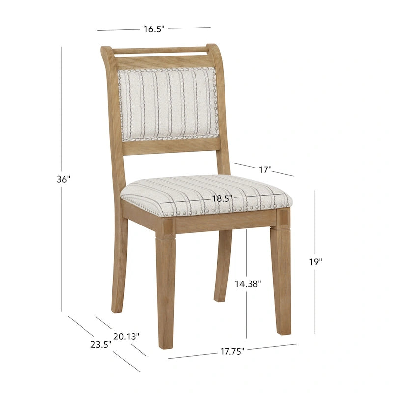Wooden Upholstered Dining Chair