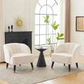Modern Upholstered Club Chair (Set of 2)