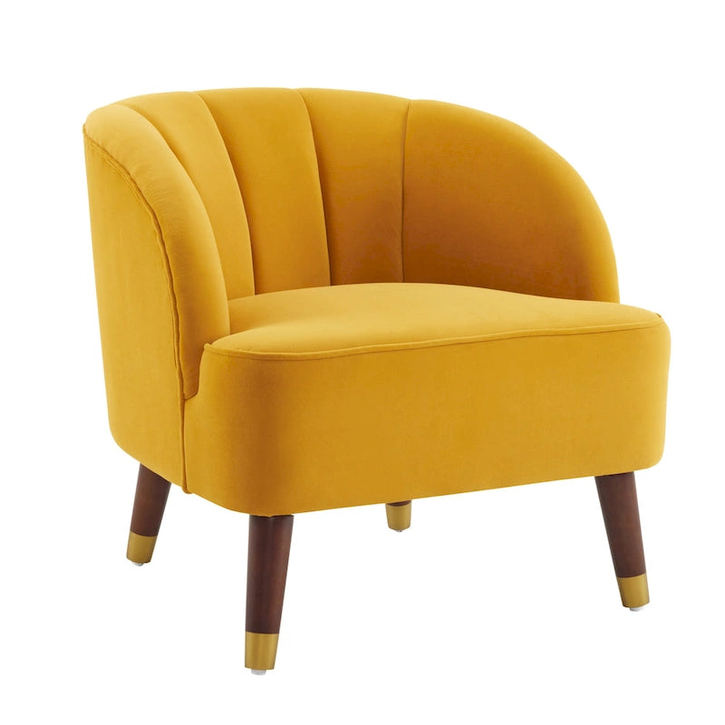 Modern Upholstered Club Chair (Set of 2)