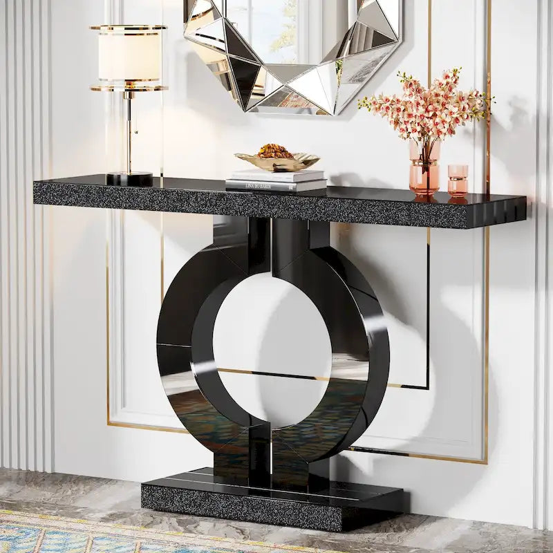 43 Modern Mirrored Console Sofa Table for Entryway