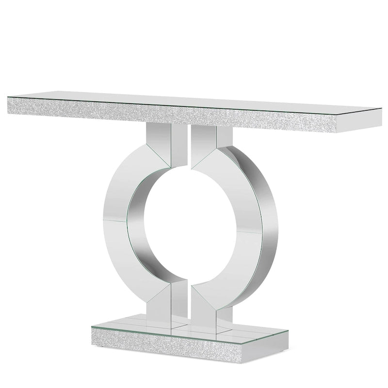 43 Modern Mirrored Console Sofa Table for Entryway