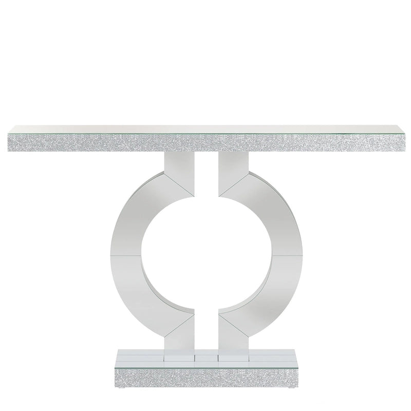 43 Modern Mirrored Console Sofa Table for Entryway