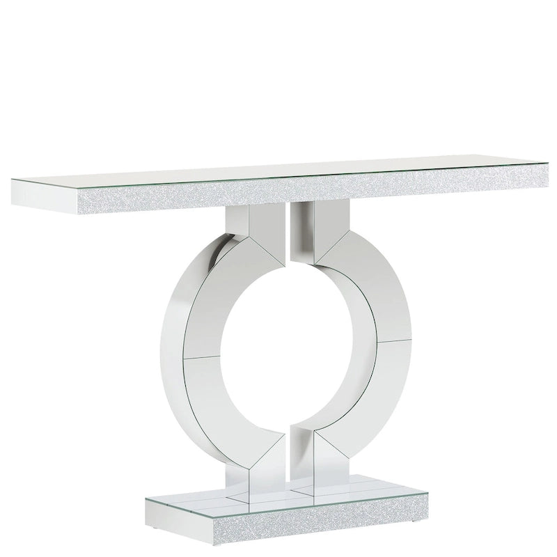 43 Modern Mirrored Console Sofa Table for Entryway