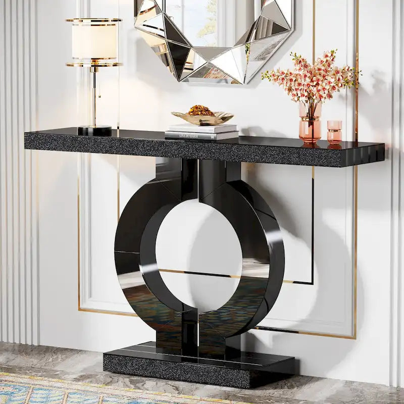 43 Modern Mirrored Console Sofa Table for Entryway