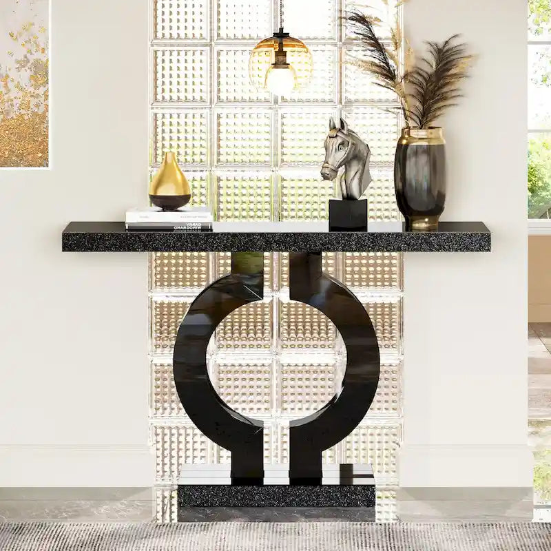 43 Modern Mirrored Console Sofa Table for Entryway