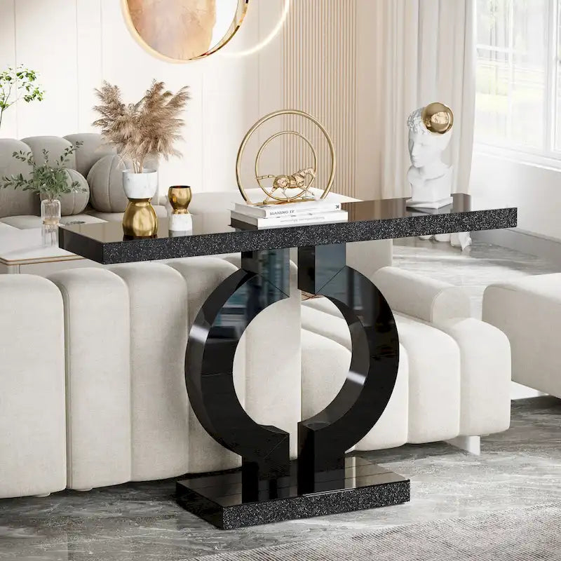43 Modern Mirrored Console Sofa Table for Entryway