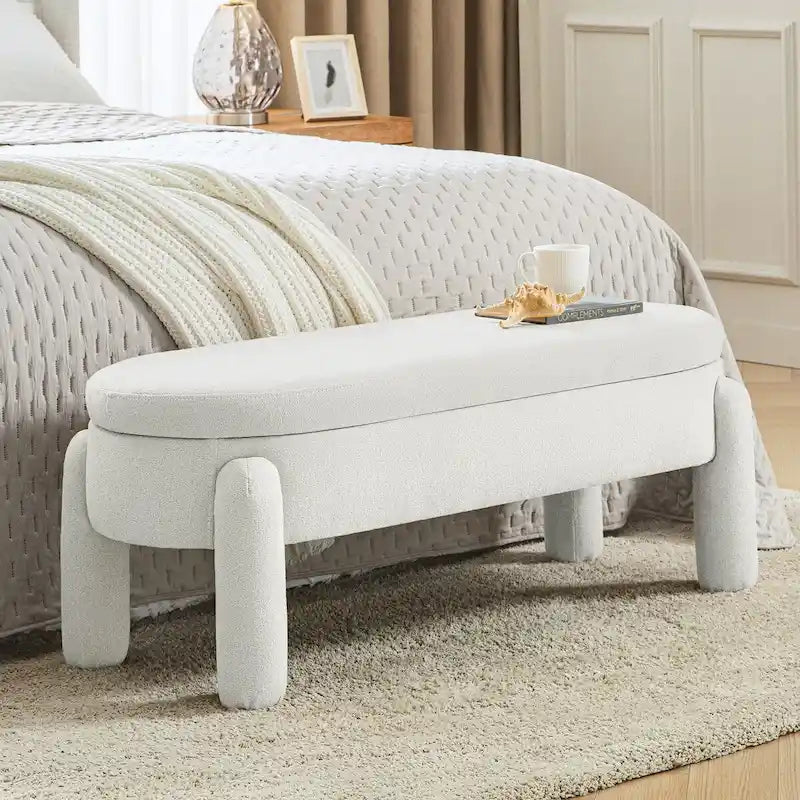 Modern Flip Top Storage Bench