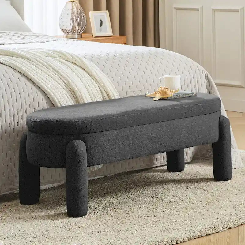 Modern Flip Top Storage Bench