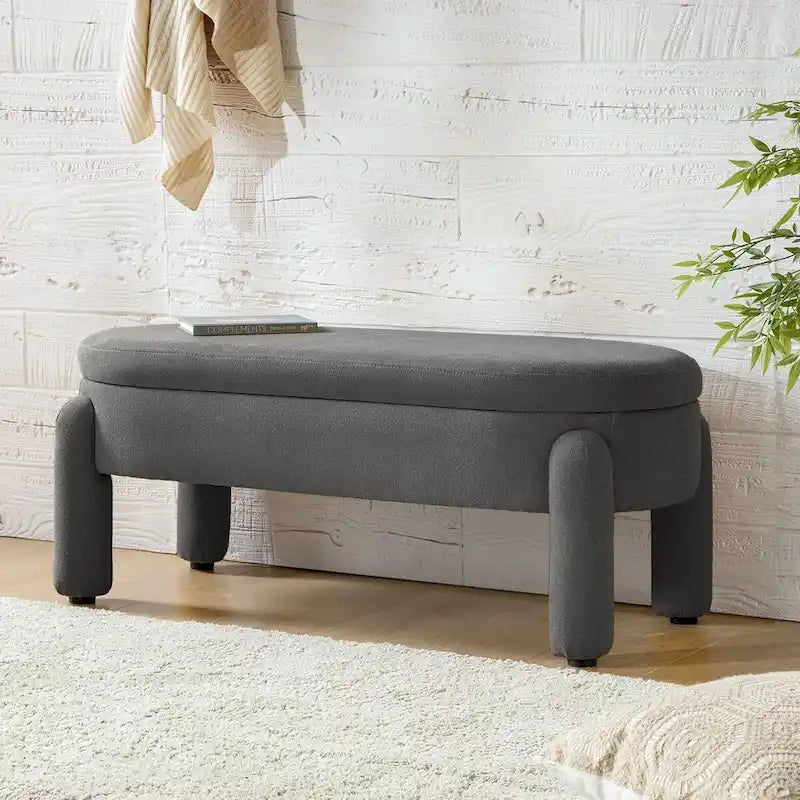 Modern Flip Top Storage Bench