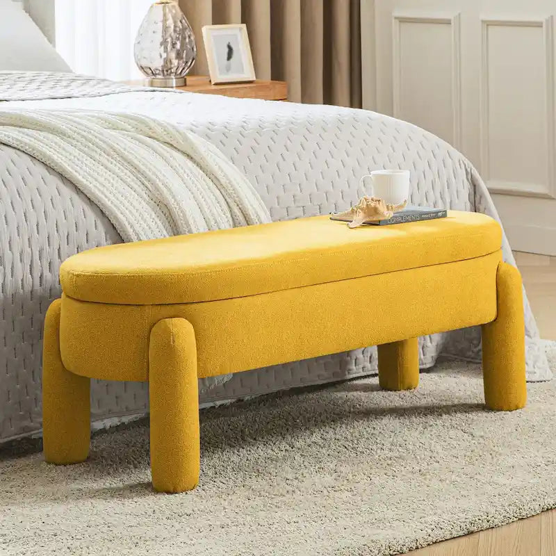 Modern Flip Top Storage Bench